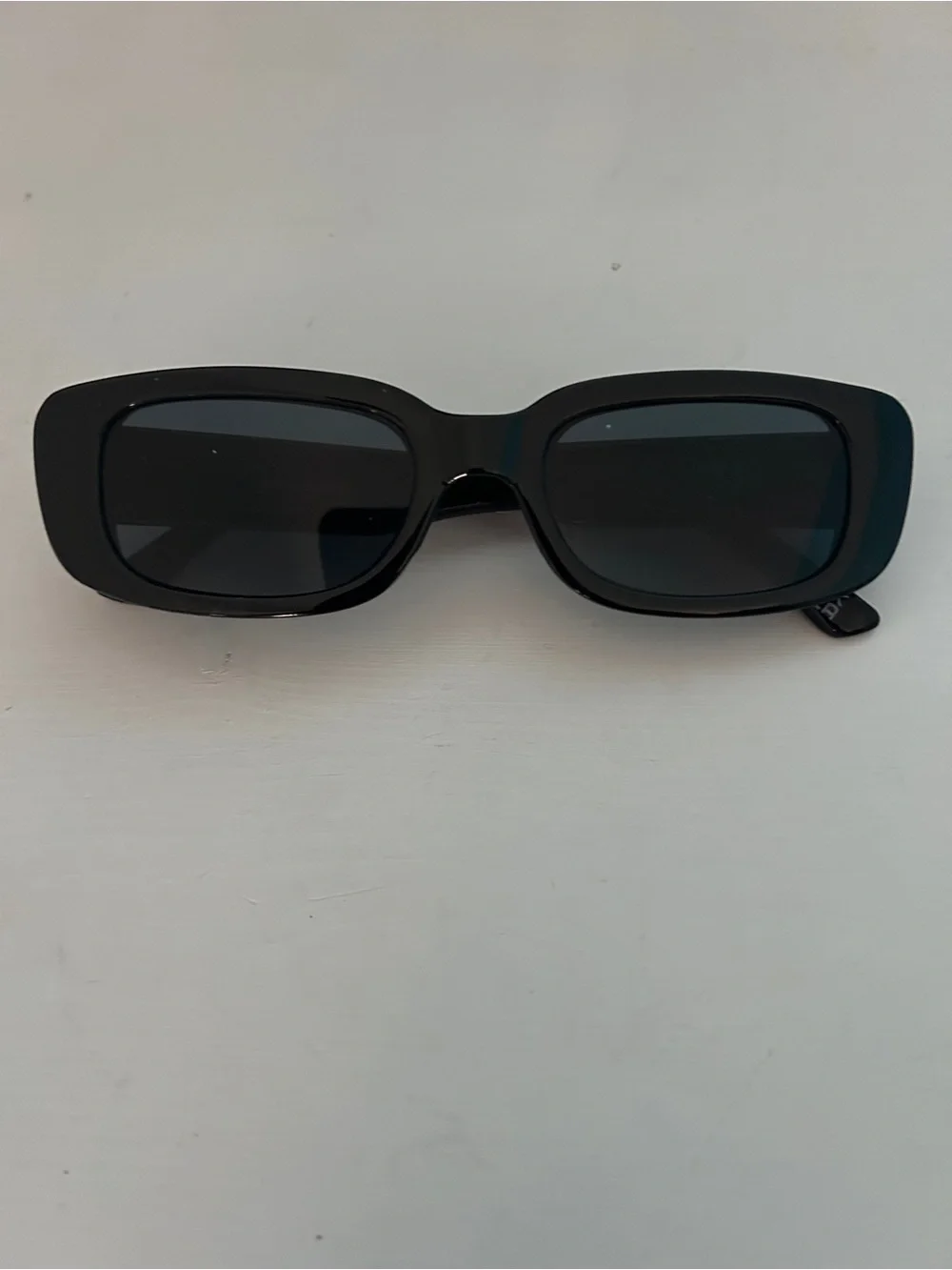 AIRE Ceres V2 Black Rectangular Sunglasses 2122526 Smoke Lens NWOB